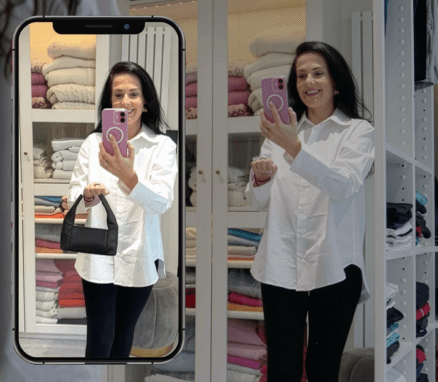 AR try-on for bags and shoes