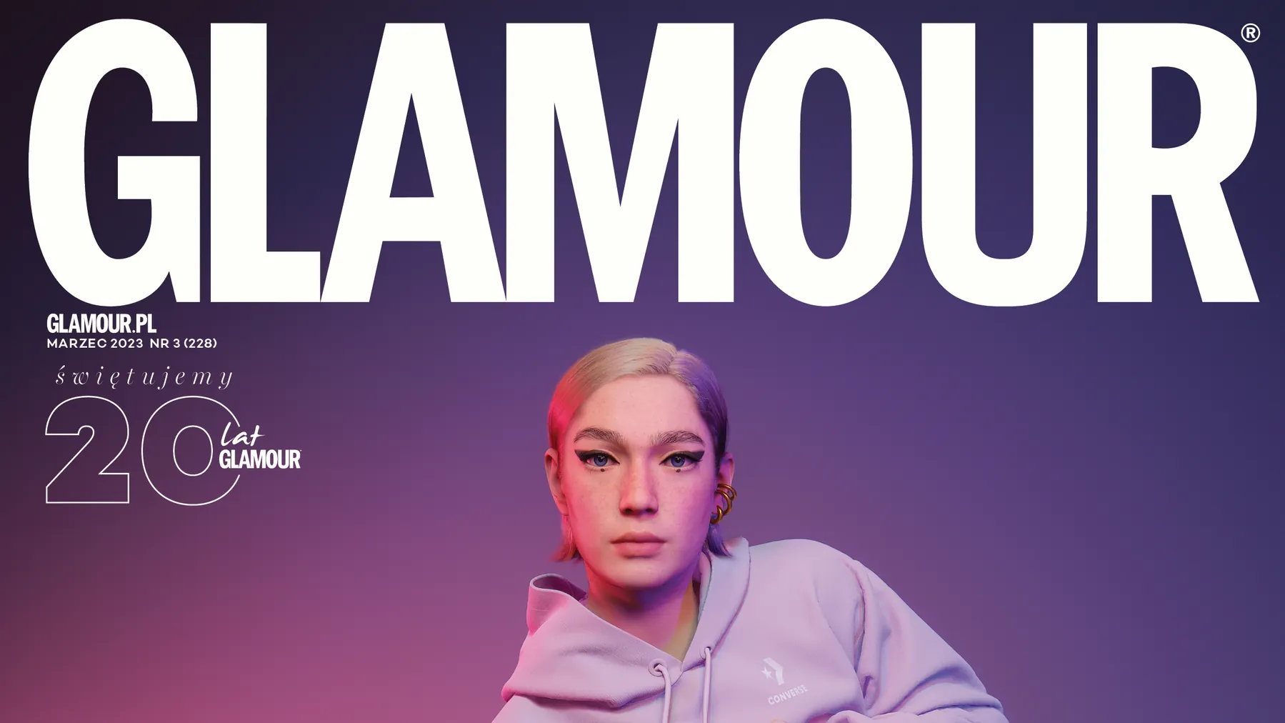 Converse x Glamour: AR Shoe Try-On From a Print Magazine